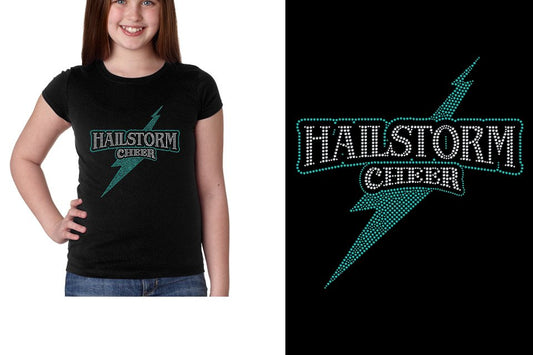 HAILSTORM CHEER Stones 2-Color Girls' Princess T-Shirt